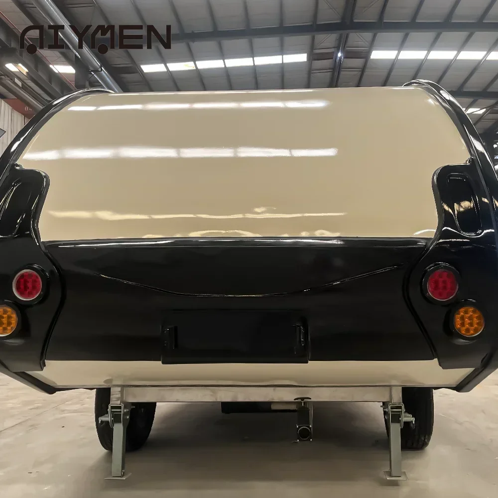 Отделение Campismo luxo pequeno гальваноizado Teardrop Overland Mini Caravana com tejadilho