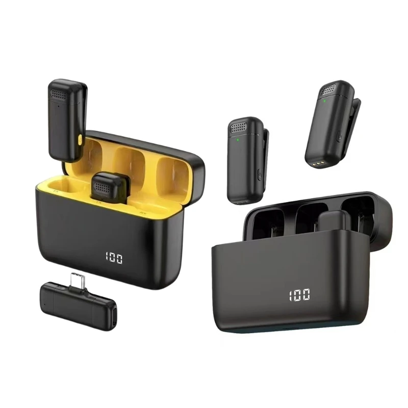 

Беспроводной петличный микрофон Портативный мини-видео микрофонный передатчик