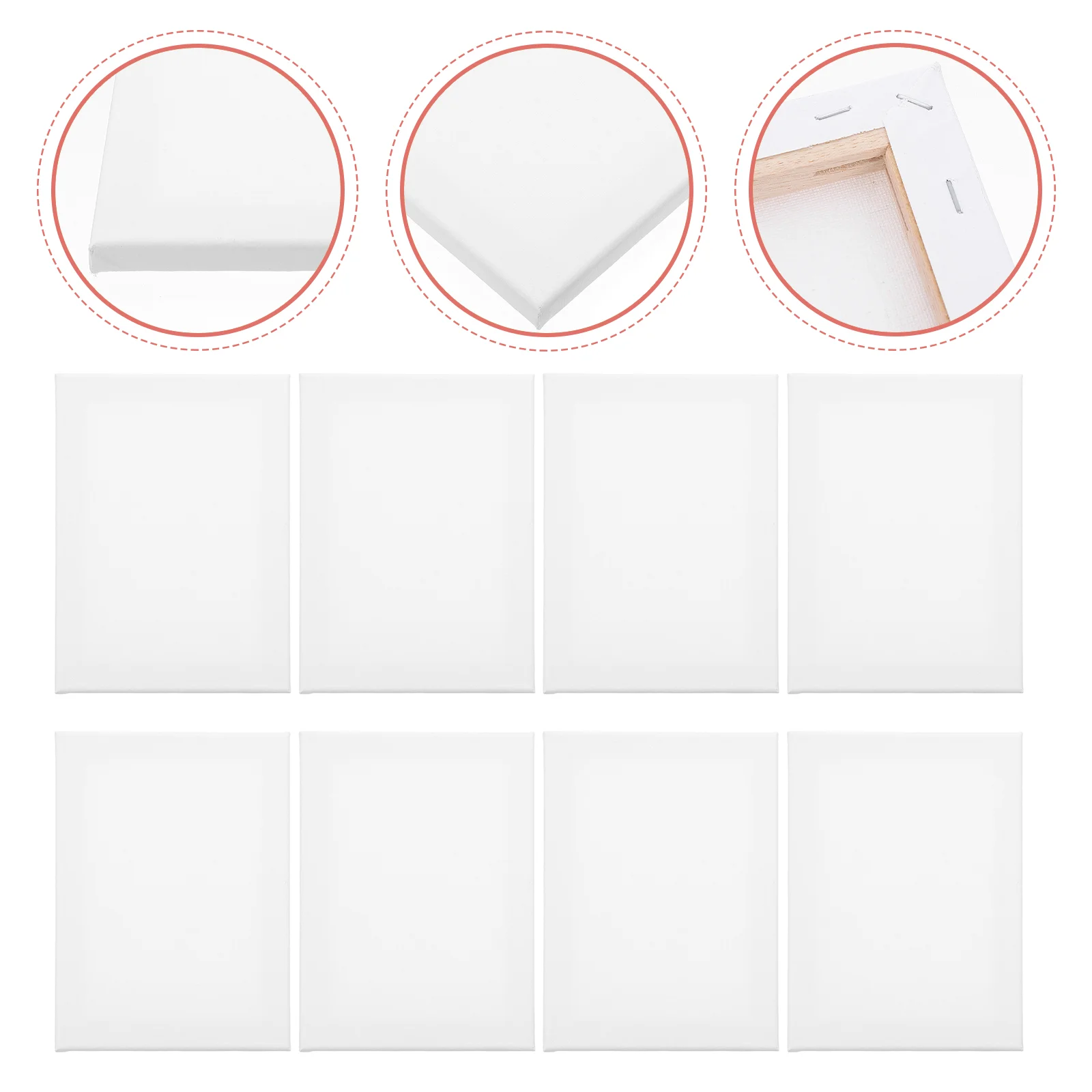 

8 шт., деревянные панели для рисования маслом