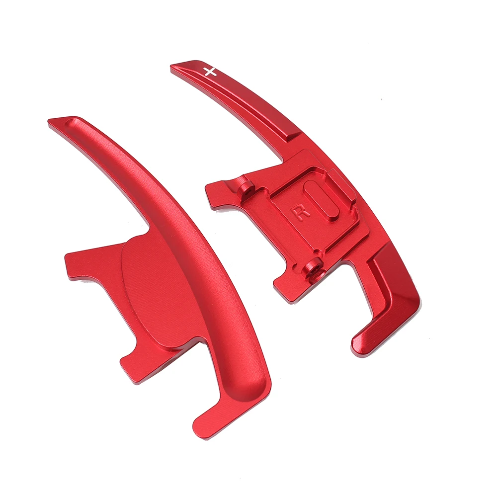 2Pcs Car Auto Steering Wheel Paddle Extend Shifter Metal Shift Gear Extension For VW GOLF 7 GTI R GTD GTE MK7 2014-2019 |