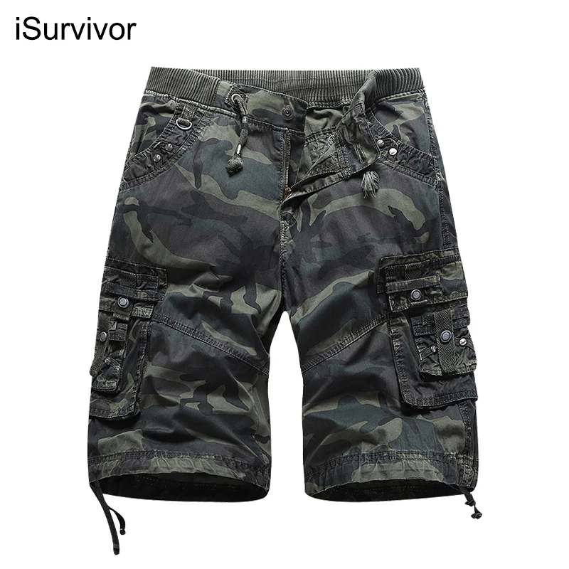 

New 2022 Summer Camouflage Military Mens Cargo Shorts Casual Loose Short Pants Men Plus Size Tactical Pantalon Corto Hombre