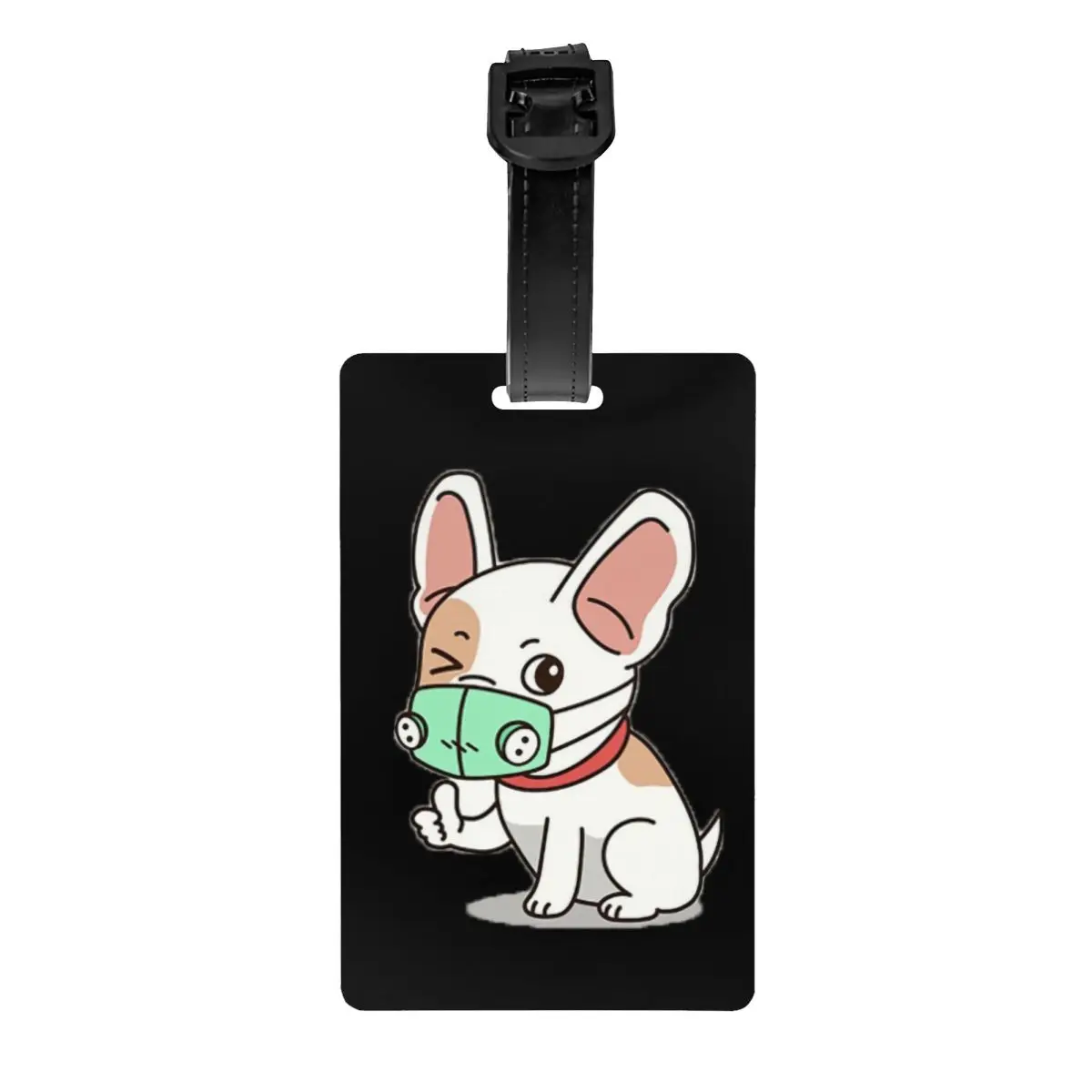 

Милый чемодан для собак, Мопсов, бульдогов, французских домашних животных, багажная бирка для чемодана, Модный чехол для личной безопасности, идентификационная карточка с именем