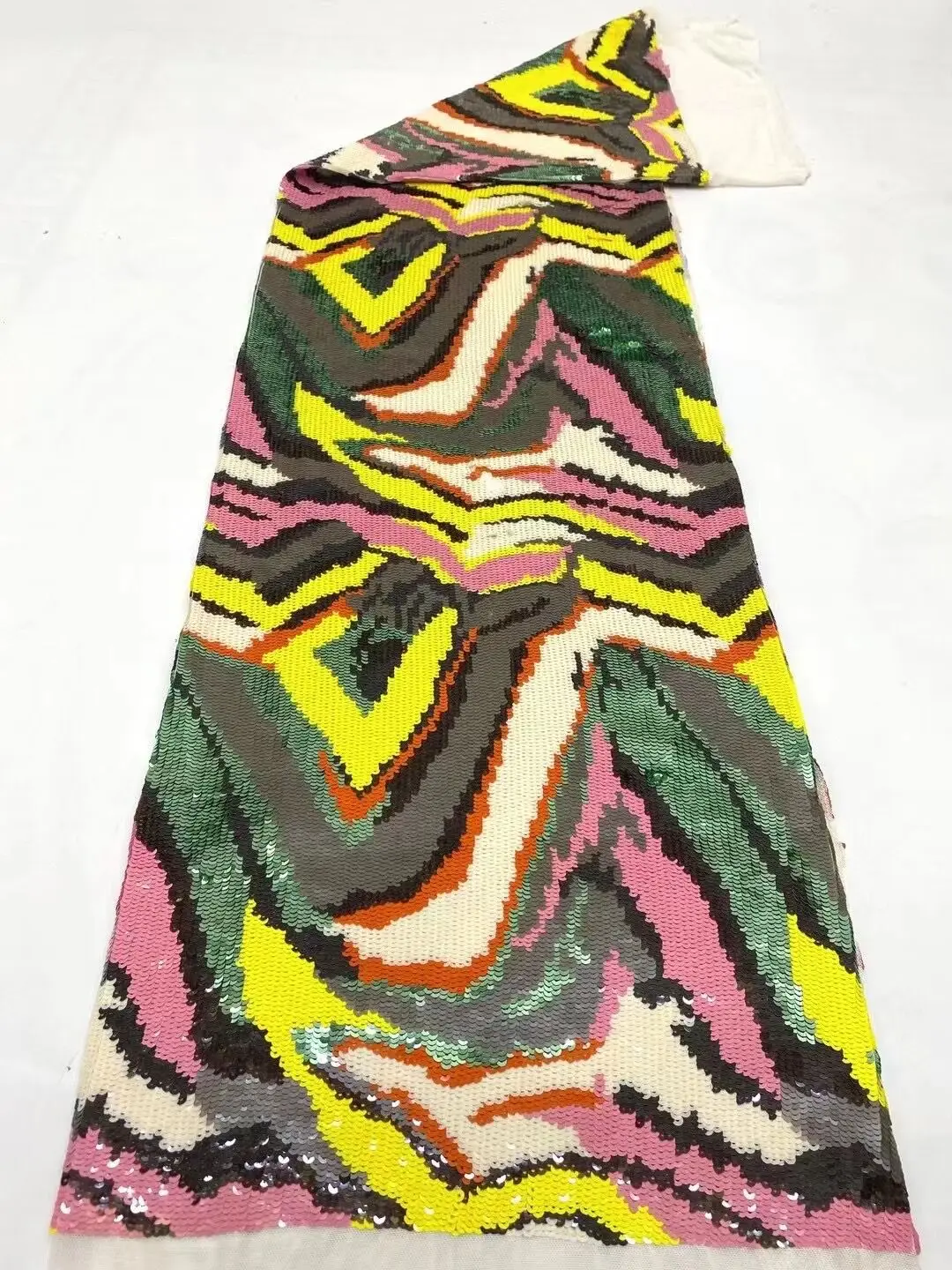 Высококачественная африканская нигерийская тюль с блестками, кружевная ткань, Женская Вышивка, свадебное платье с блестками