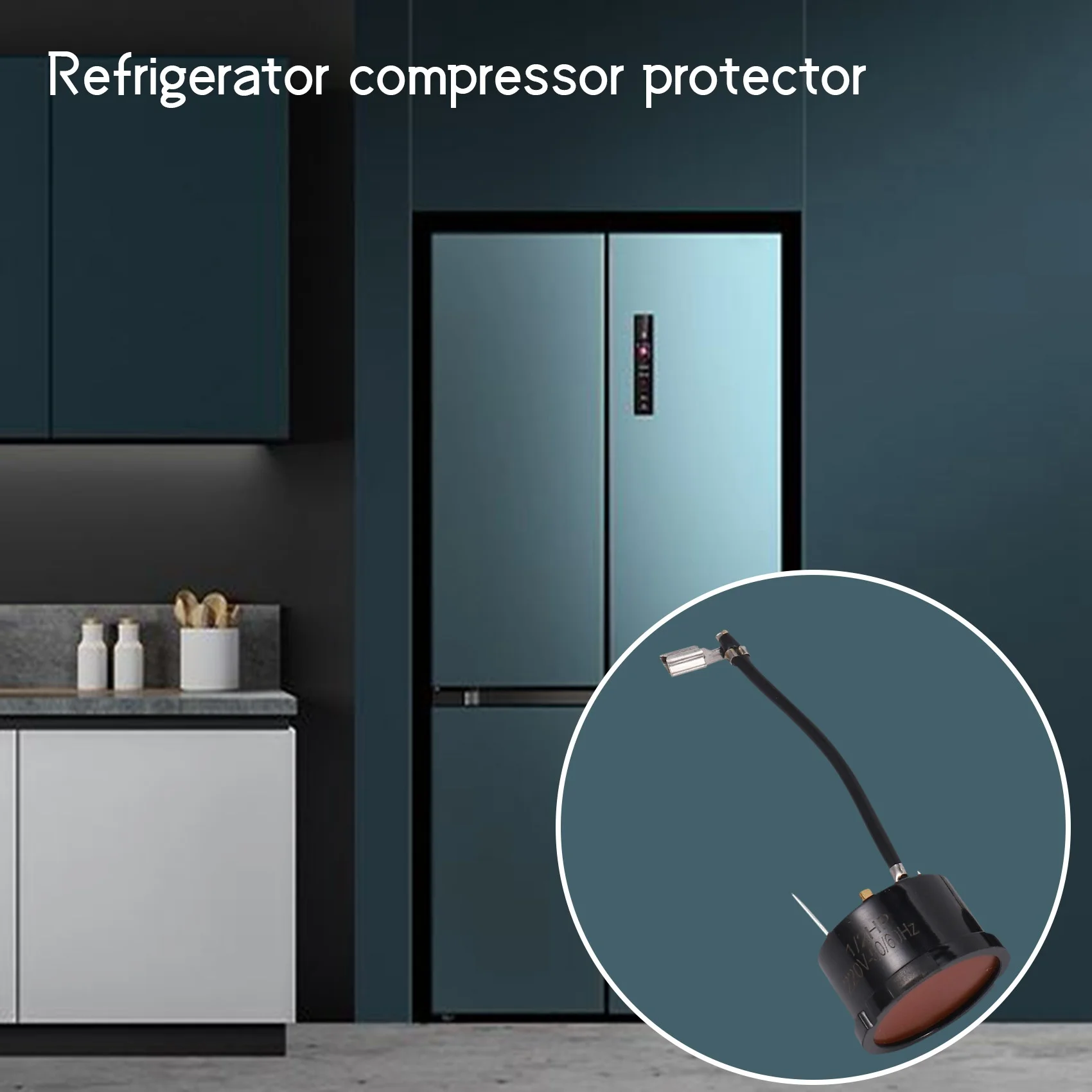 2 шт. 1/2hp 375 Вт защита от перегрузки в холодильнике компрессор запасная часть для