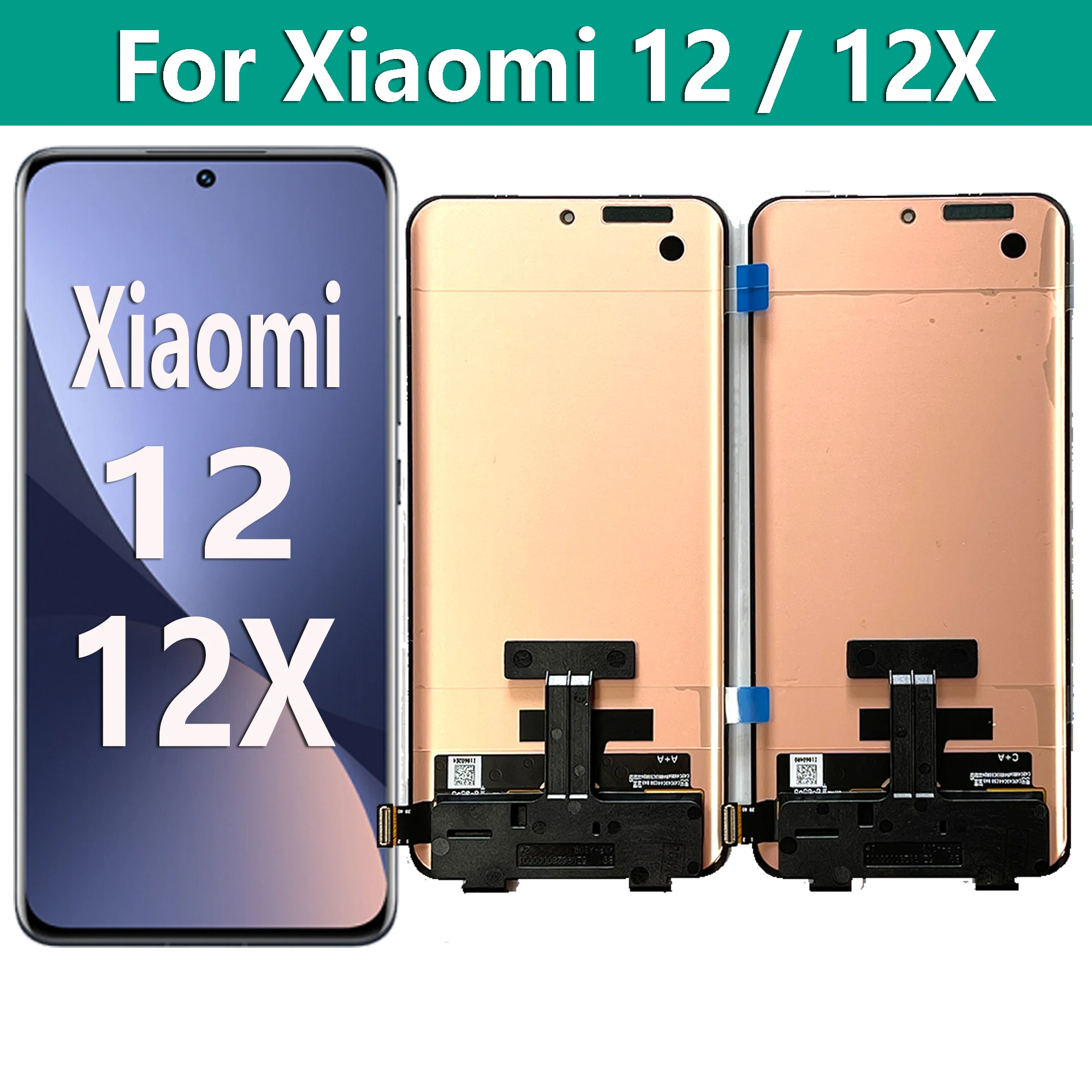 Original For Xiaomi 12 12X 12S 2112123AC 2112123AG 2201123G 2201123C LCD Display Touch Screen Digitizer Assembly enlarge