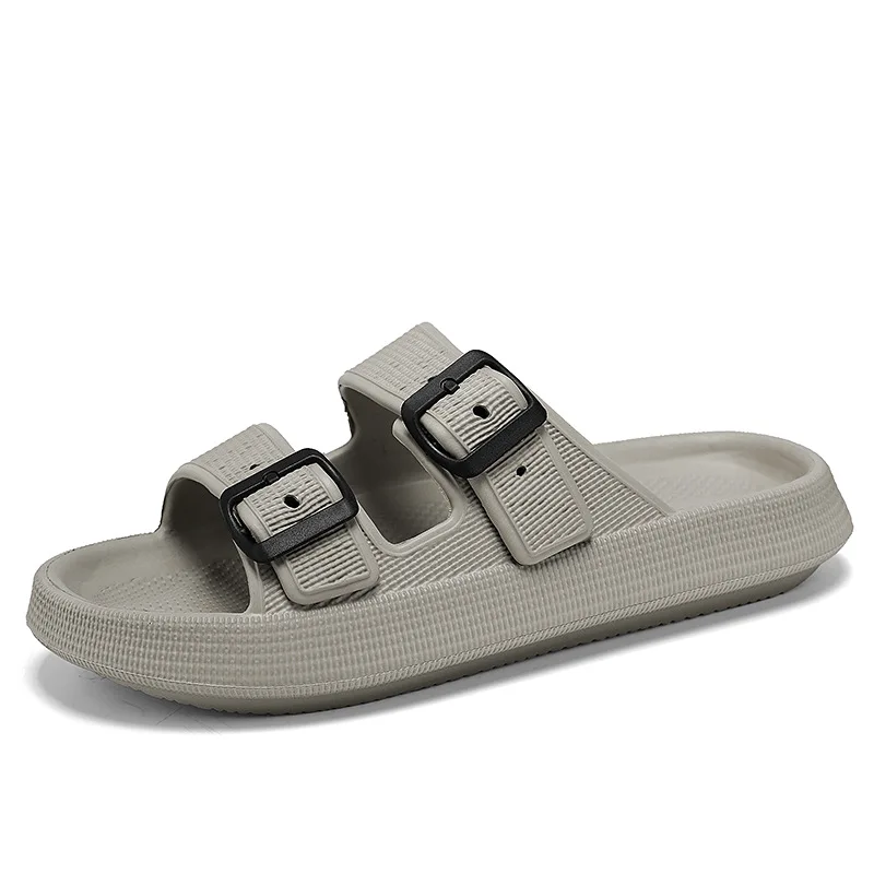

Новинка весна-лето 2023, мужские однотонные уличные модные трендовые повседневные Нескользящие сандалии для мужчин
