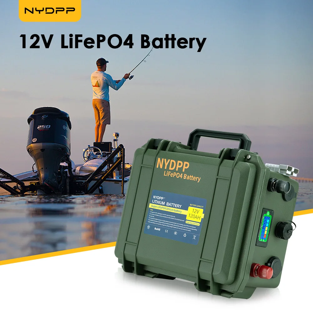 12 В 120 Ач 100 80 60 LiFePO4 аккумулятор lifepo4 battert литий-железо-фосфатный