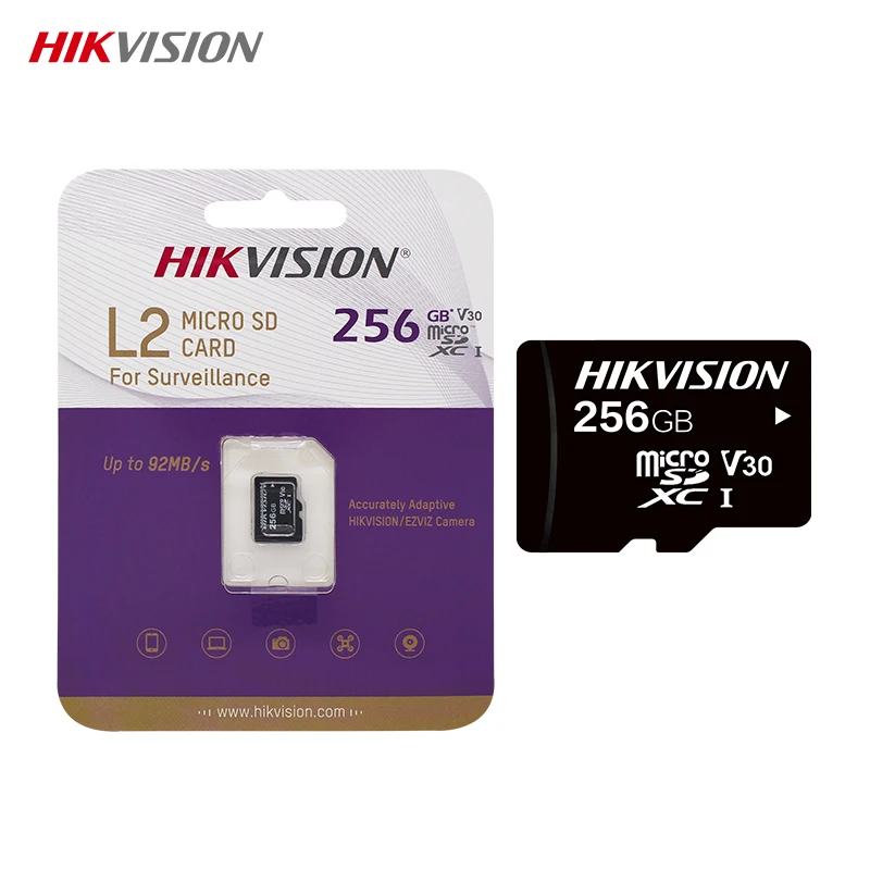 

Карта HIKVISION V30 128 ГБ до 92 МБ / с 256 ГБ Micro SD для мониторинга V10 TFC 64 ГБ Micro SDXC адаптивная камера HIKVISION