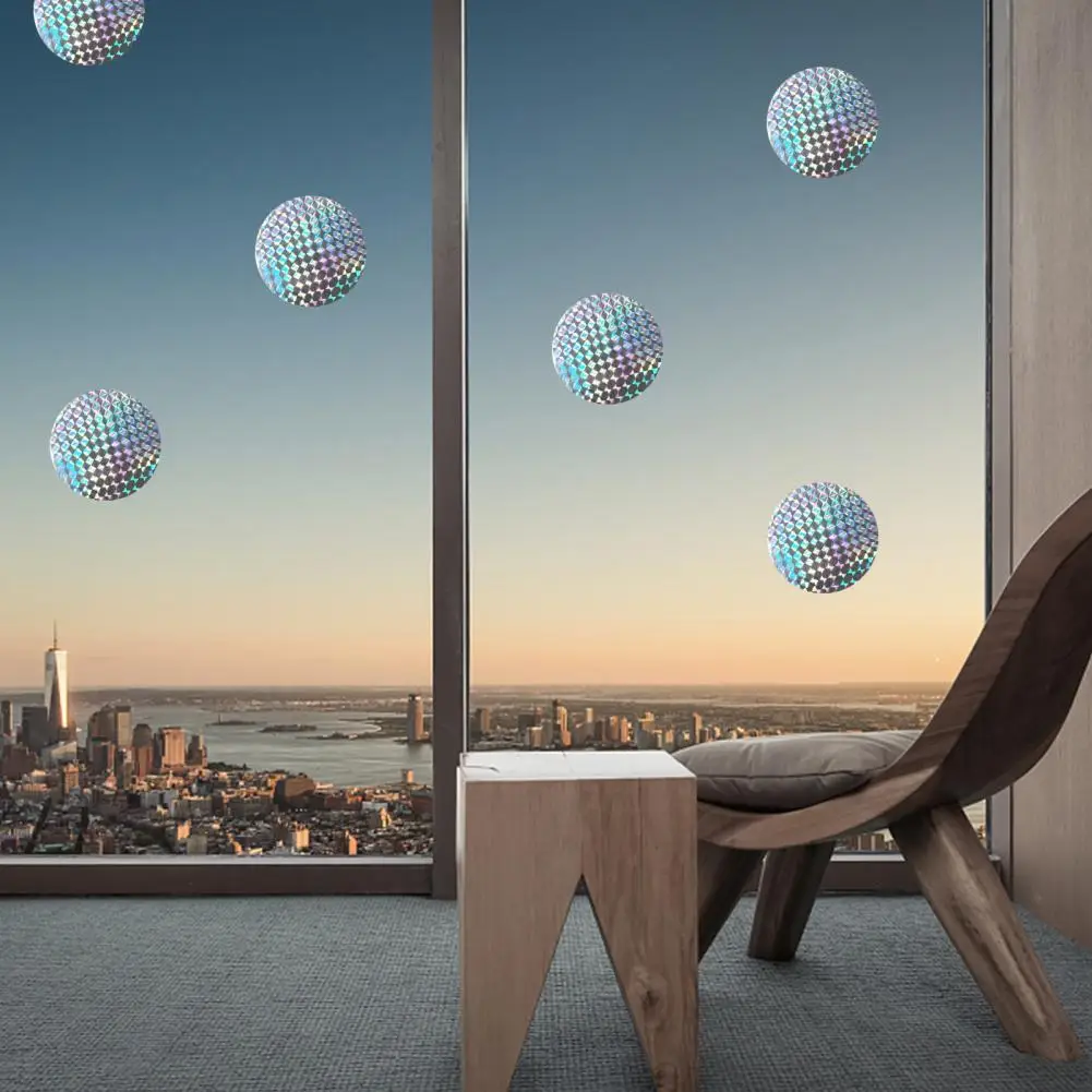 

20Pcs/Set Useful Wear-resistant Compact Bird Deterrent Tape Bird Reflective Scare Tape for Balcony Bird Repeller Tape