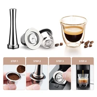 coffee capsules for nespresso c30 refillable crema espresso refillable coffee filter stainless steel reusable pod