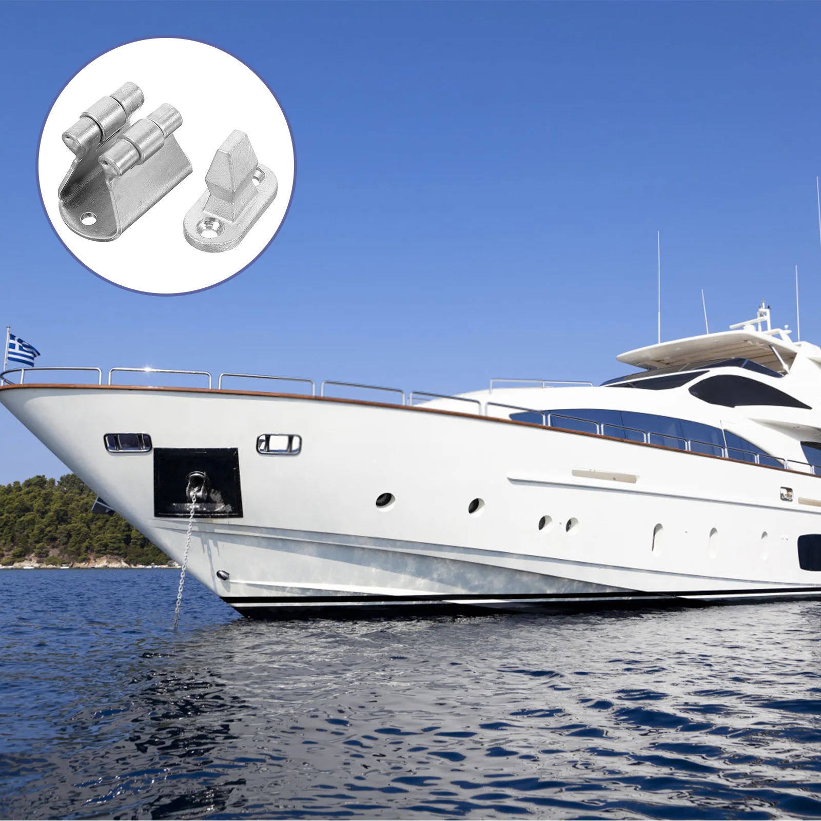 

Magnetic Door Holder Stainless Steel Metal Stopper Smooth Catch Sturdy Heavy Yacht Marine