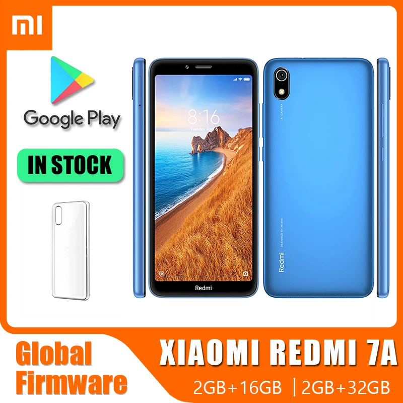 Smartphone Xiaomi Redmi 7A 16G/32GB inch5.45 smartphone global framework Googleplay  Snapdragon439 processor 4000mah battery