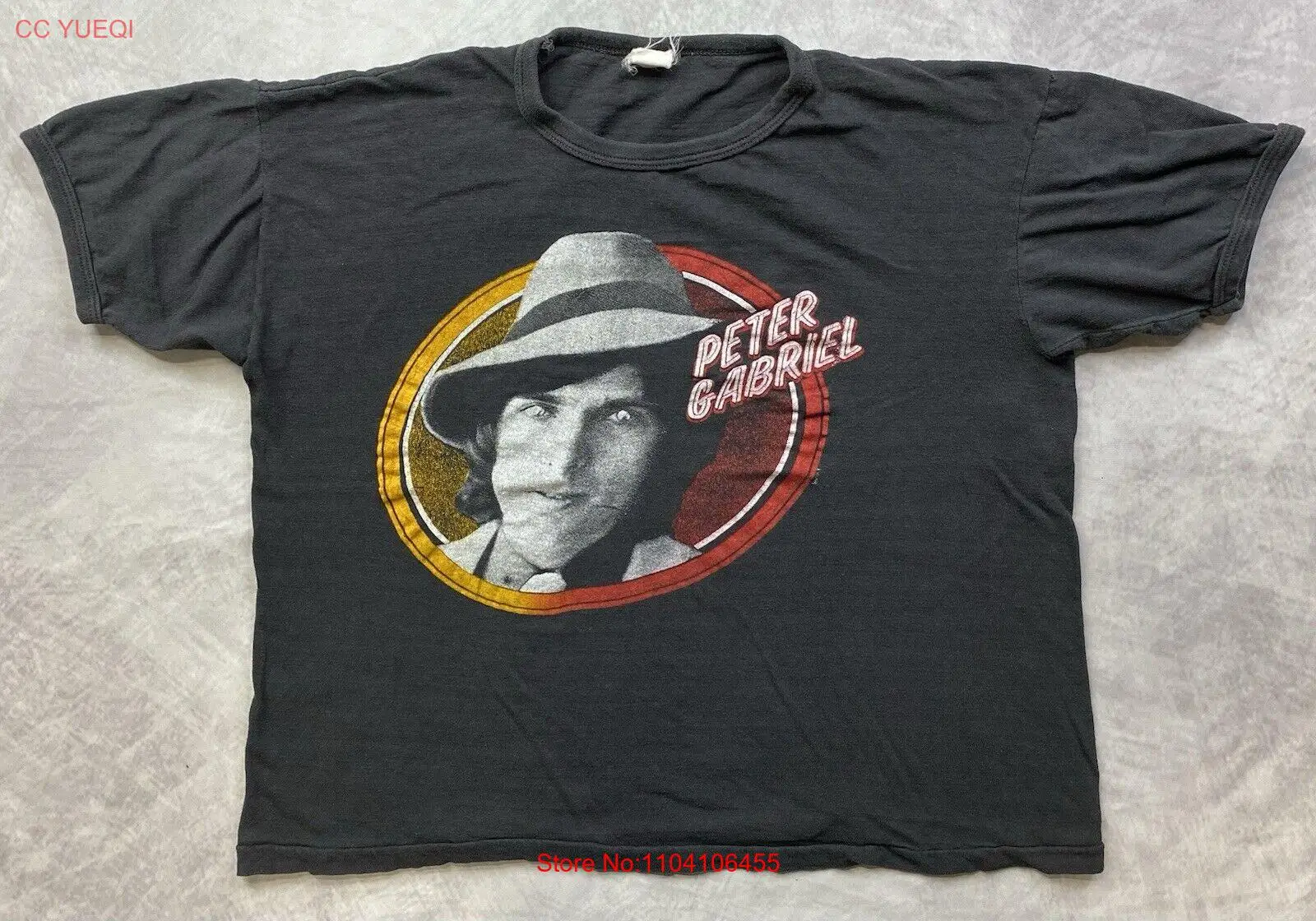 Винтажная футболка Питера Гаэльэра размер средний/большой 70-е 80-е годы