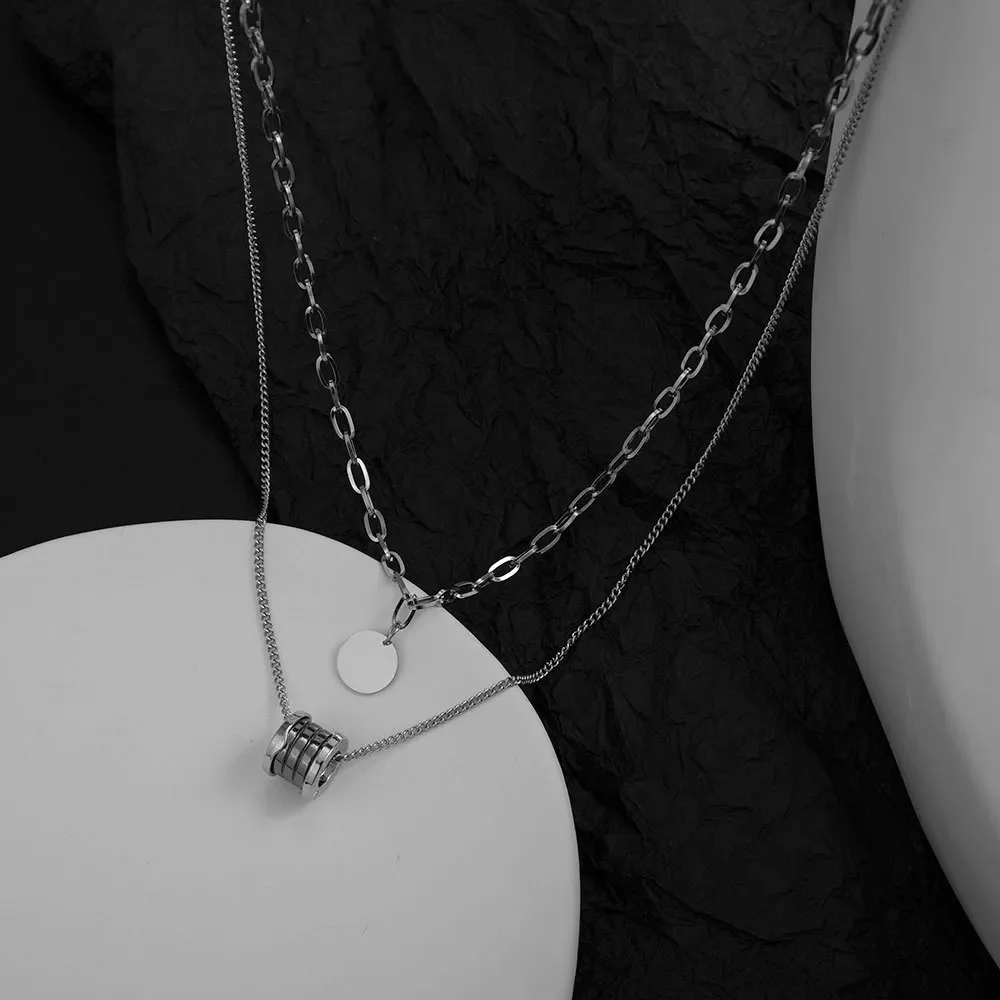 Stainless Steel Necklace Chain for Diy Jewelry Making Rolo Cable Link Bulk Chains Handmade Neckalce Bracelet Accessories