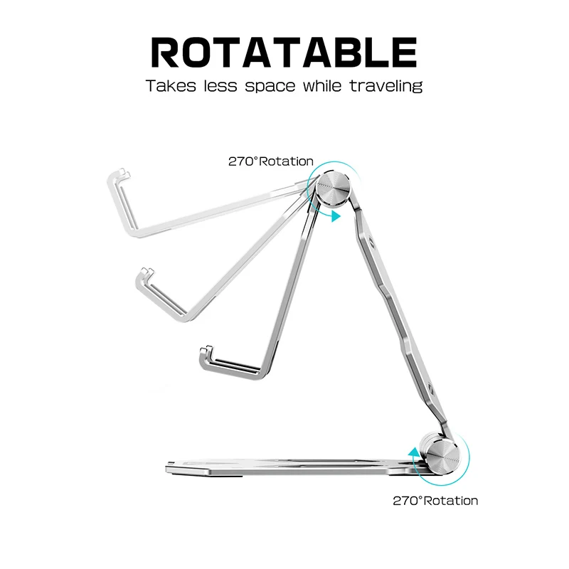 supcase aluminum tablet stand mobile phone desk stand holder universal folding adjustable mount holder for phone ipad 4 8 inch free global shipping