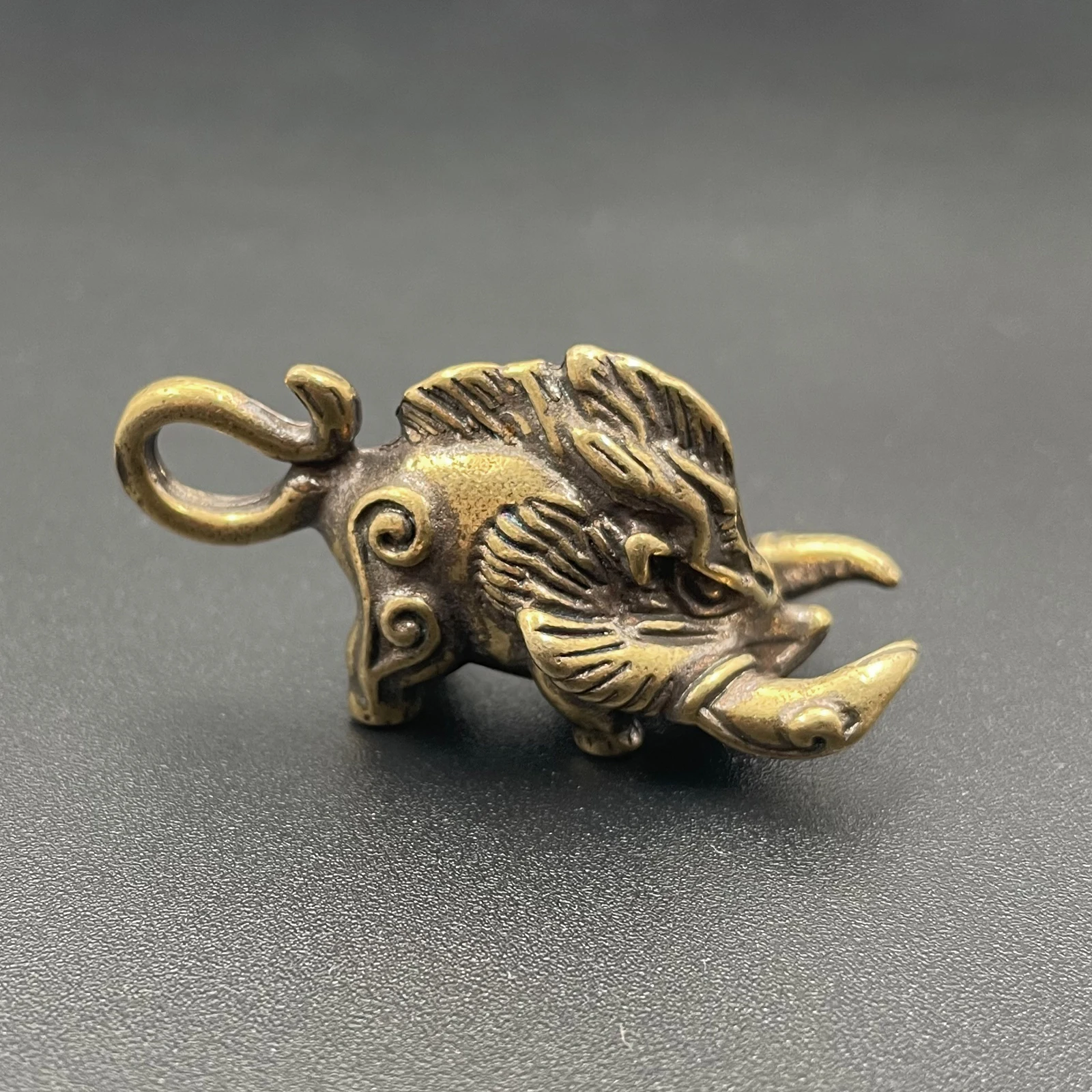 Брелок для ключей викингов латунный брелок в виде дикого кабана кулоны винтажные