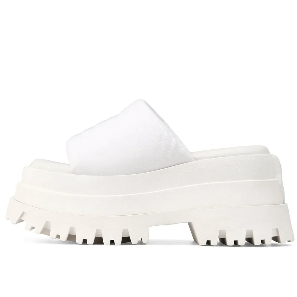 

Сандалии женские на платформе, повседневные Нескользящие шлепанцы на толстой нескользящей подошве, Босоножки с открытым носком, обувь на в...