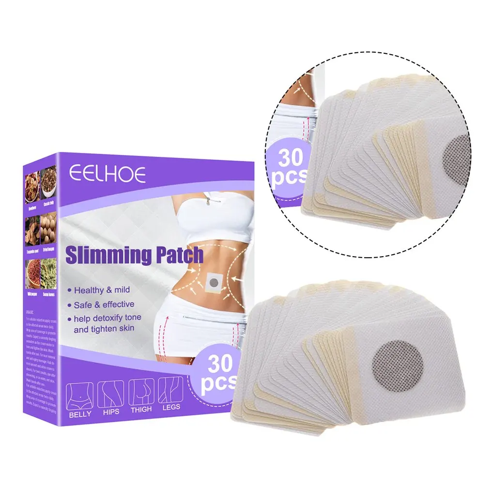 

30pcs Slimming Patches Natural Weight Loss Belly Fat Burning Sticker Effective For Appetite Suppression & Metabolism Booster