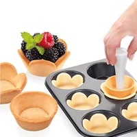 pastry dough tamper kit kitchen flower round cookie cutter set cupcake muffin tart shells mold roundphyllo tartlet shell maker