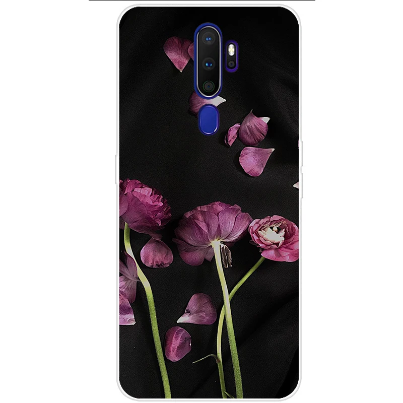 Для OPPO A5 2020 Чехол Мягкий силиконовый чехол из ТПУ для A9 задняя крышка с цветным