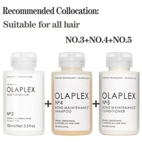 olaplex hair perfector no 345 hair set strengthens all hair structure repair shampoo restorer smoother hair mask