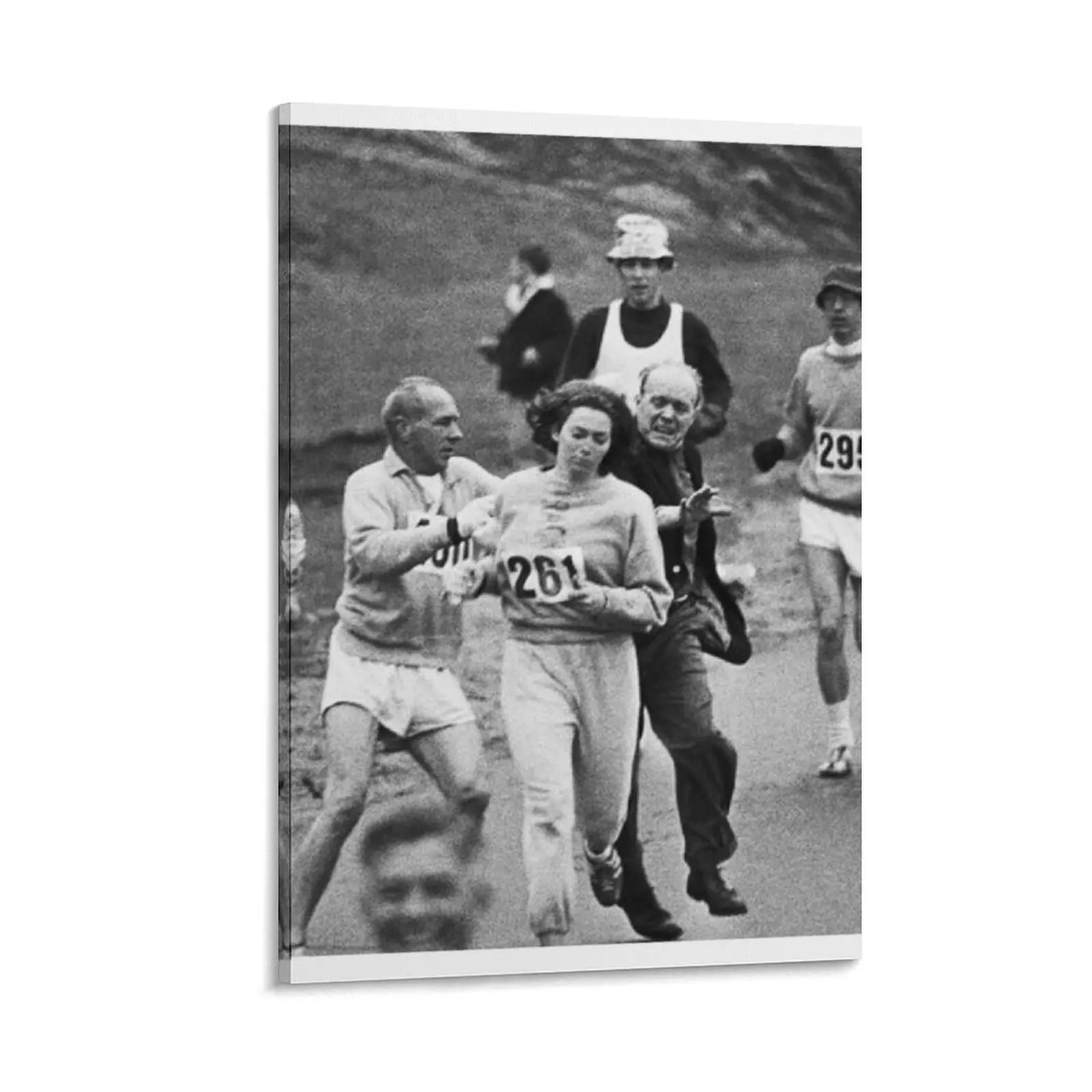 Kathrine Switzer - Boston 1967) Холст Картина декоративная картина для гостиной постеры