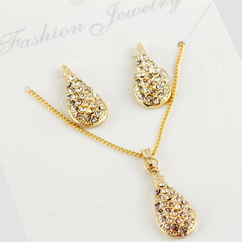 

Trend new season stone Set necklace fashion chain jewelry accessories for women earrings bracelet ring for kids gift beads