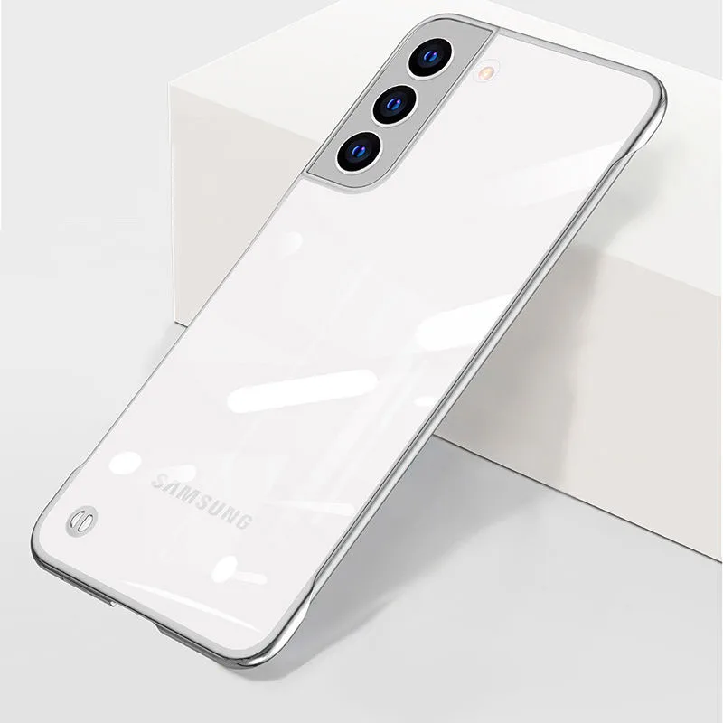 

For Samsung Galaxy S22 Plus Ultra S22+ S22ultra Phone Case Shell Ultra-thin Transparent Borderless Lens All-inclusive Anti-fall