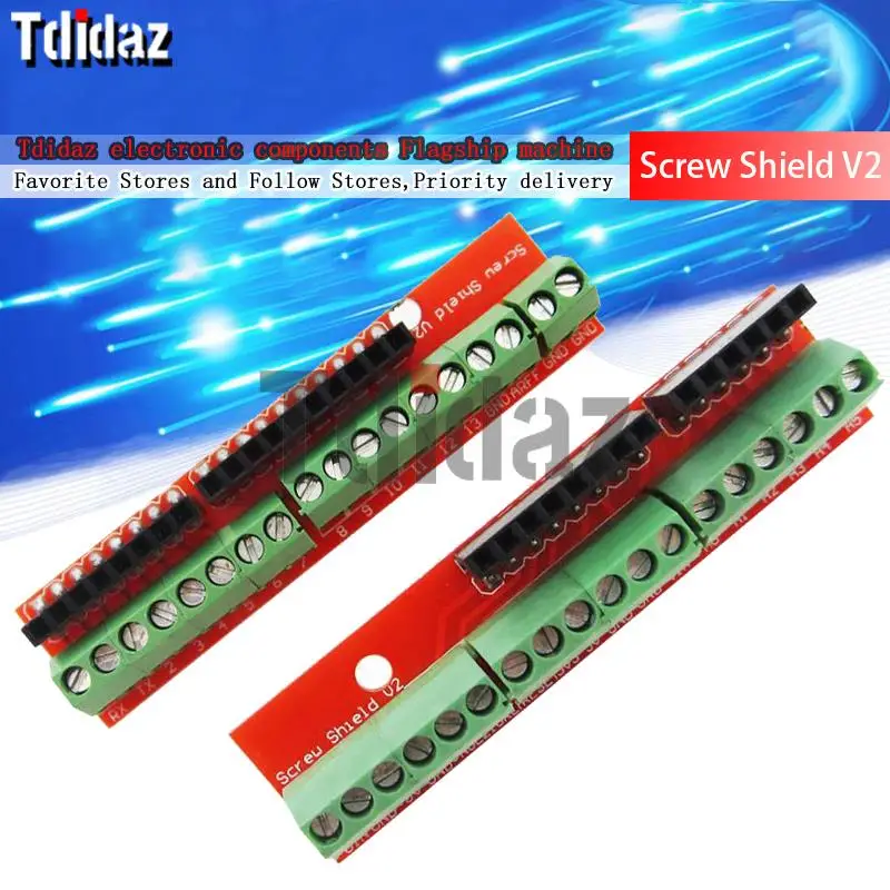 

Плата расширения для кабинета Screw Shield V2 (двойная поддержка) для arduino UNO R3