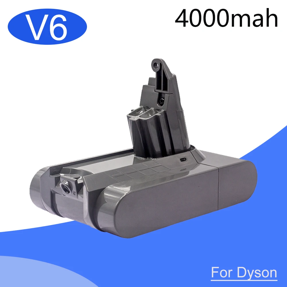 

4.0Ah 21.6V Lithium Battery for Dyson V6 DC62 DC58 DC59 SV09 SV07 SV03 Vacuum Cleaner Replacement Parts Sony Cells
