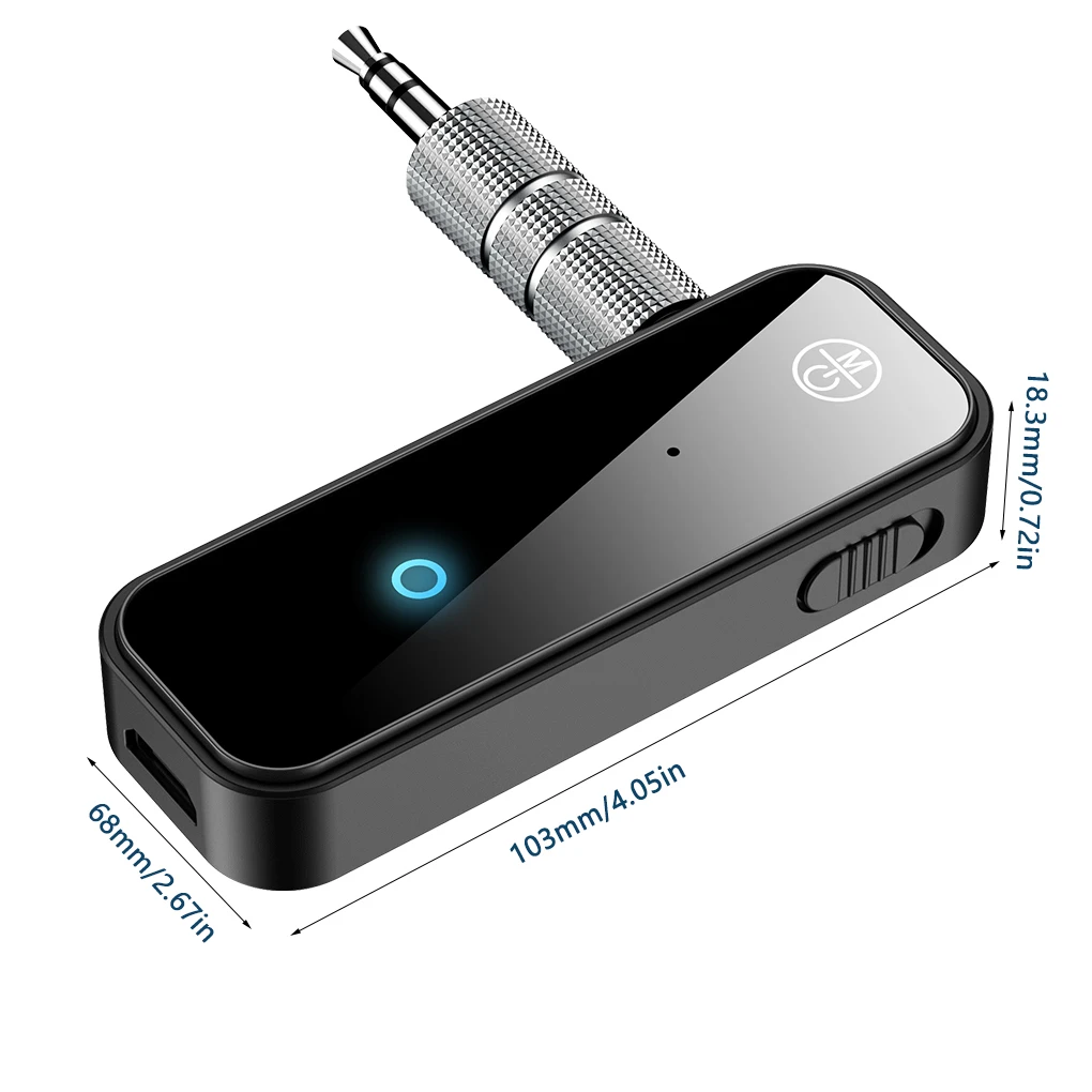 

Bluetooth 5,0 адаптер 3,5 мм Интерфейс автомобильный Bluetooth приемник передатчик беспроводной Медиа аудио адаптер