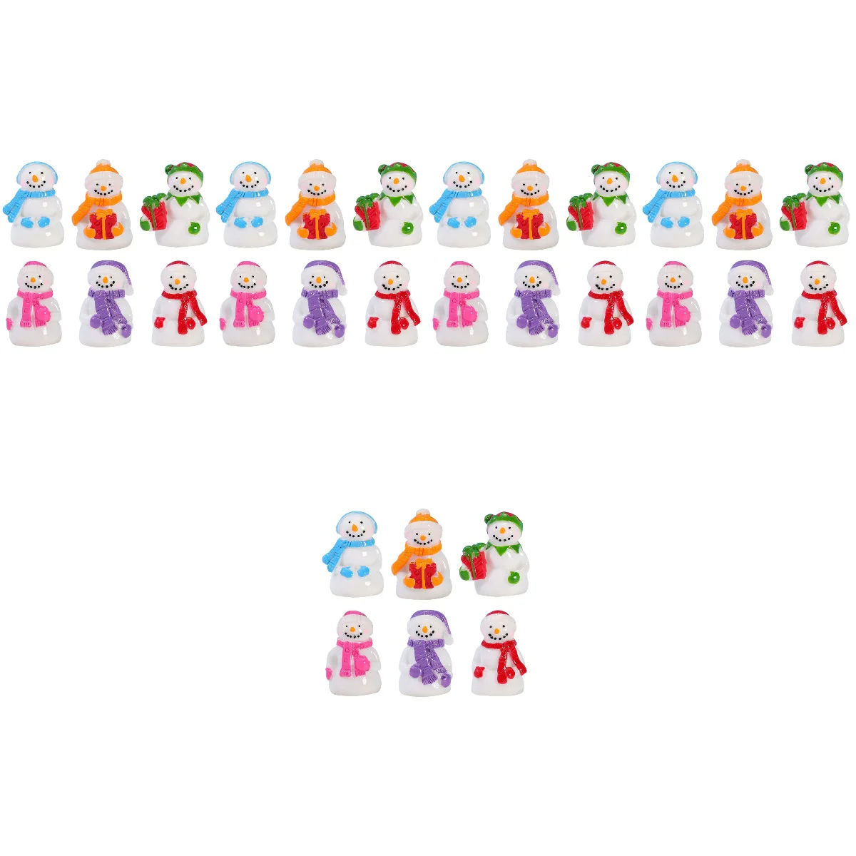 

Snowman Mini Miniatureornament Figurine Christmas Resin Figure Ornamentsfigurines Lovely Function Multi Micro Crafts Tiny