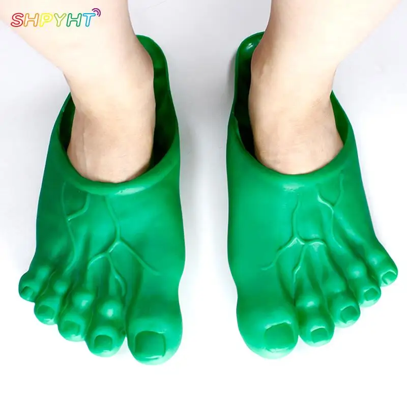 1Pair Big Foots Tweezers Cartoon Festival Halloween Decoration Shoe Prank Trick Joke Toy Props For Kid