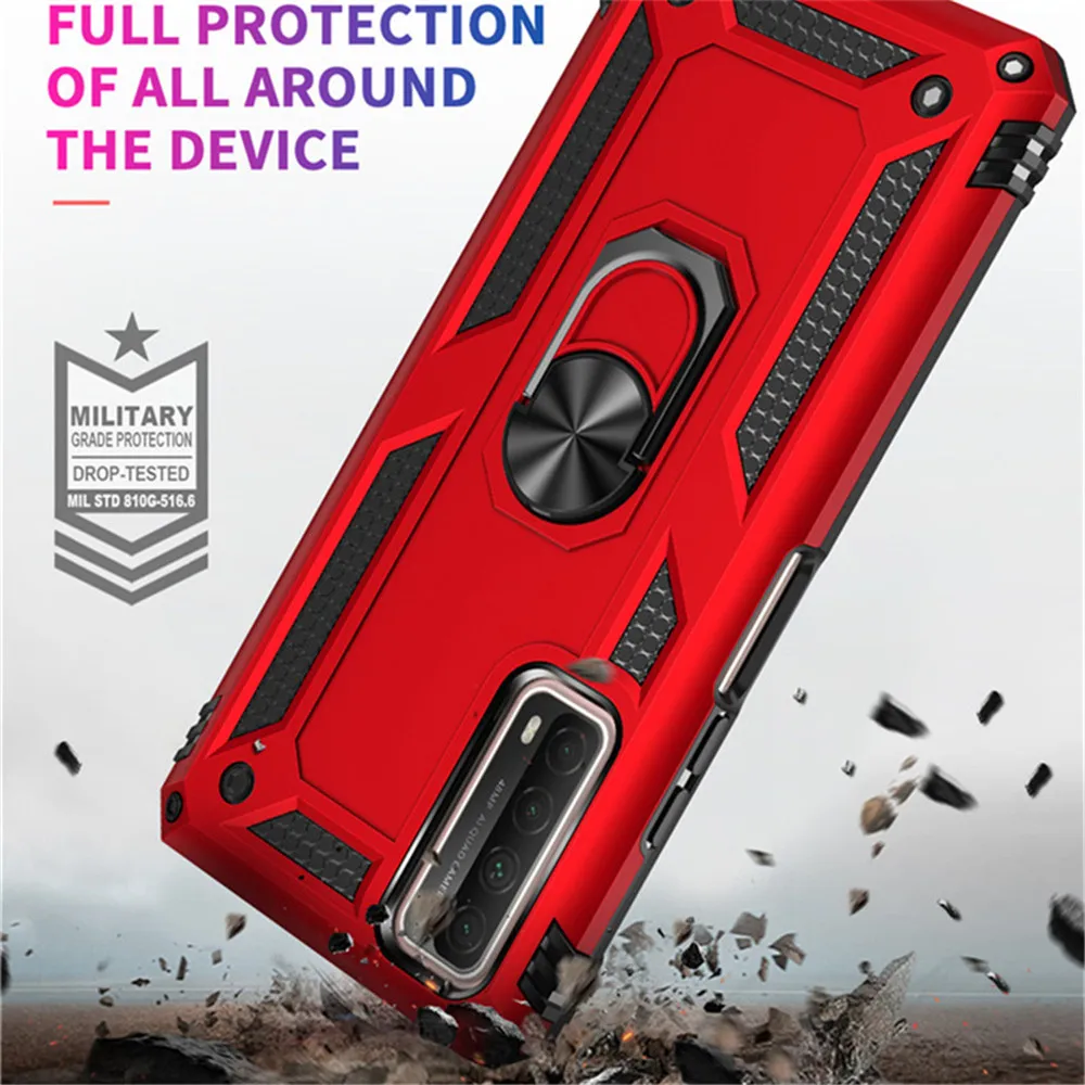 

For Huawei P Smart 2021 For Huawei PSmart 2020 2021 P30 Pro P20 P40 Lite E Ring Case For Y9 Prime 2019 Nova 5T Y8 S Y7P Y6P Y8P