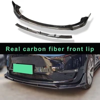 frontrear lip side skirt%c2%a0for tesla model y surround real carbon fiber pattern glossy 2021 2022 auto exterior accessories parts