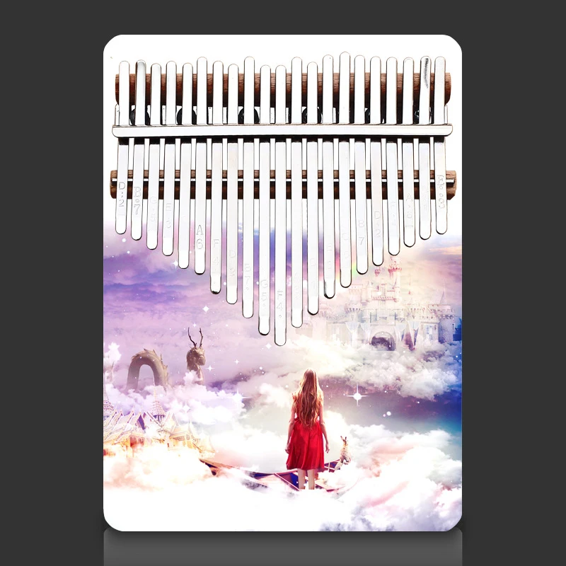 Высококачественная цельная 21 клавиша калимба большой палец пианино