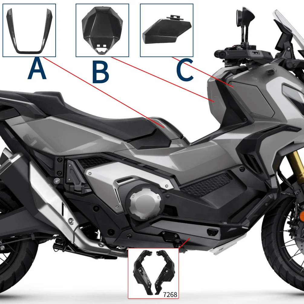 

Motorcycle Accessories For Honda XADV X-ADV 750 2021 2022 2023 Unpainted Fairings Inection Panel Bodywork Frame Protector Kits