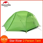 Палатка Naturehike Star River-2 туристическая Ультралегкая, двухслойная 20D нейлоновая, для 2 человек, для пешего туризма