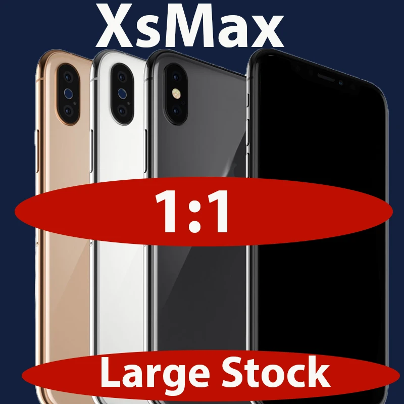 

Реалистичный Черный Экран 1:1 для iPhone Xs MAX ,xsmax, поддельный сотовый телефон с защитной пленкой, неработающий муляж Prop