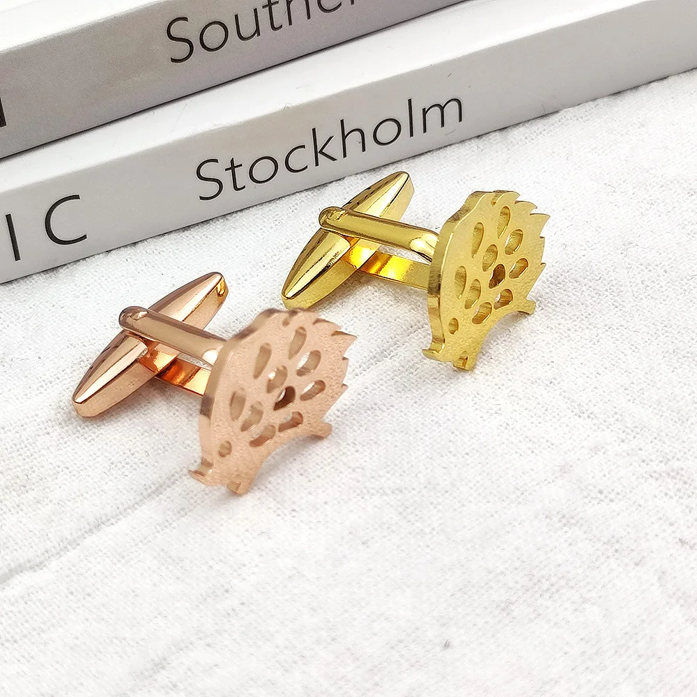 

Stainless Steel Hedgehog Pattern Suit Sleeve Cufflinks Personality Men Shirt Cufflinks Jewellery Gifts Bouton De Manchette Homme