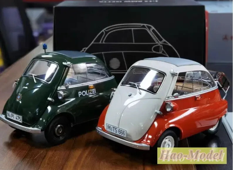 NZG 1:12 для Isetta 300 1958 г. литая под давлением модель автомобиля из сплава металла