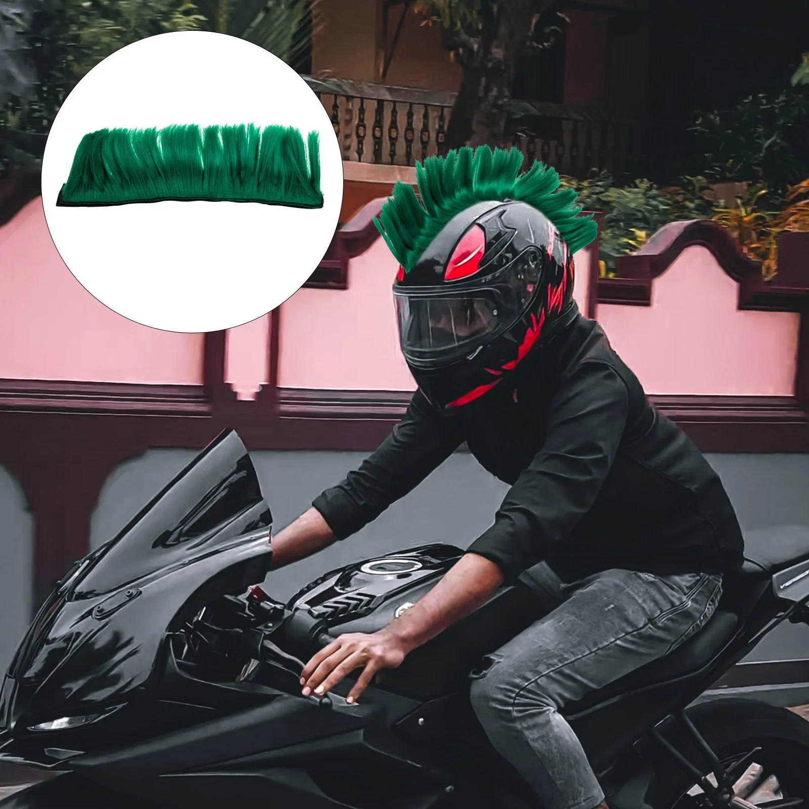 

Decorative Hairpiece Dancing Performance Wig Photo Prop Cosplay Dress Supply