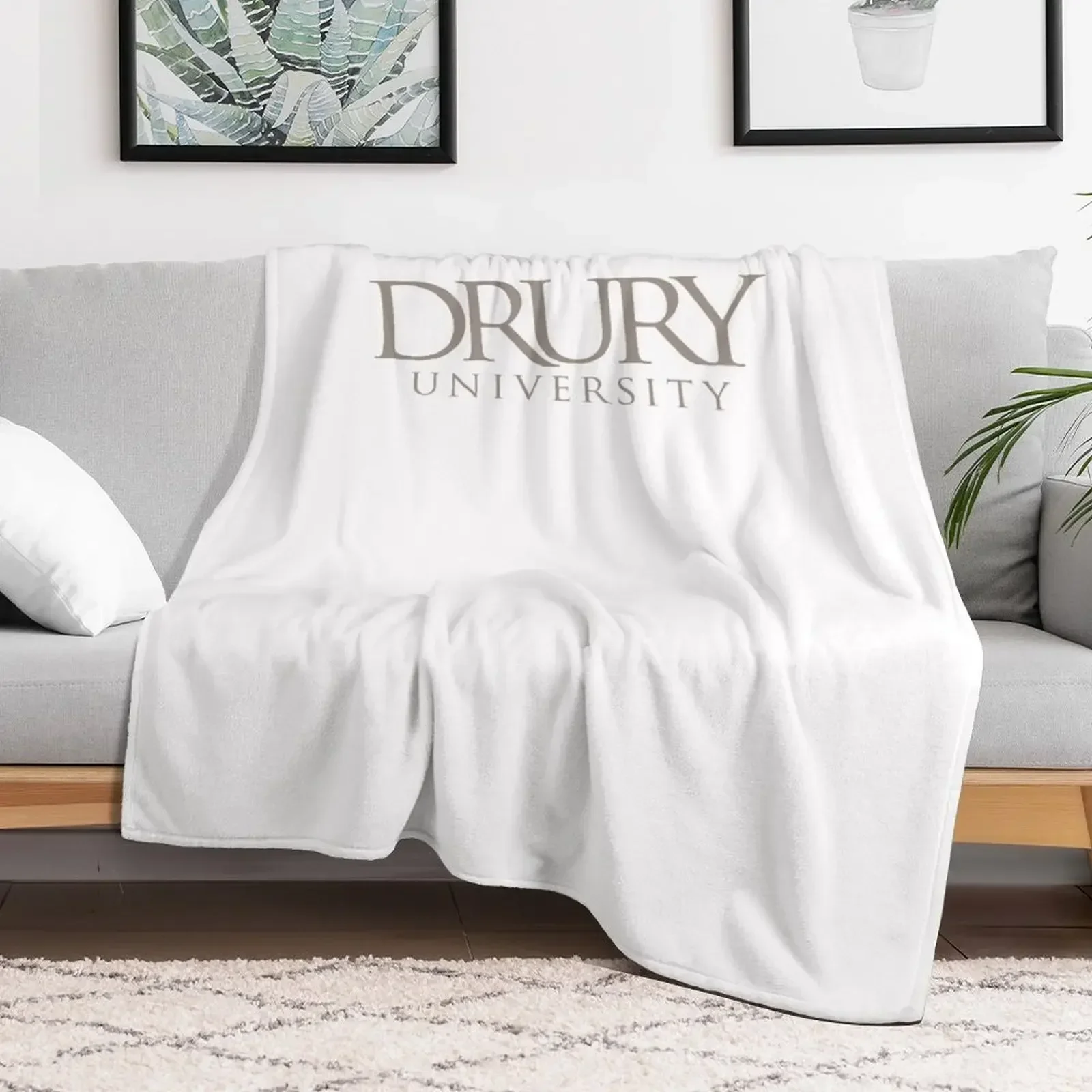 Классическое одеяло Drury University самое мягкое односпальное для детской кроватки