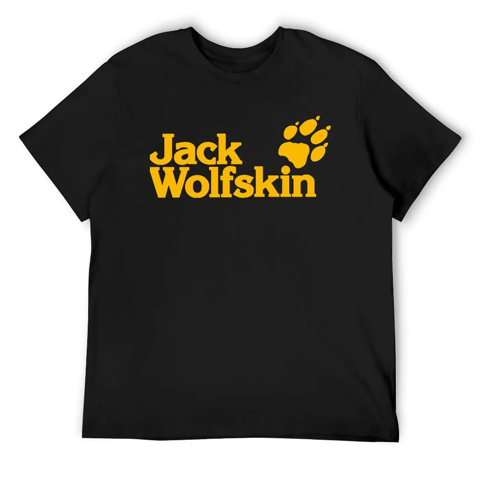 Желтая футболка с логотипом Jack Wolfskin короткими рукавами мешковатые рубашки