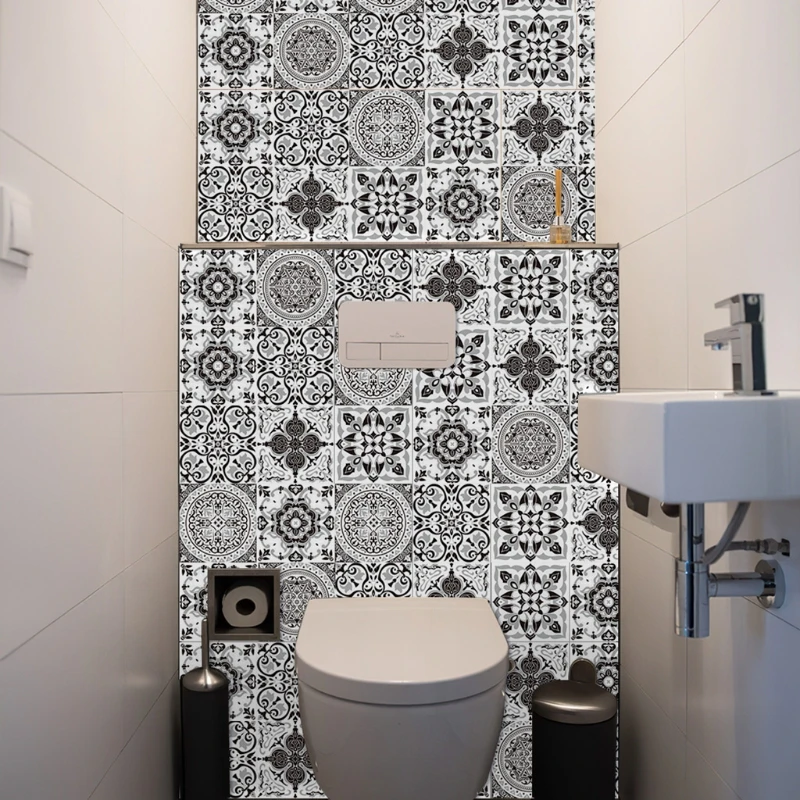 10 шт. наклейки на плитку фартук пилинг-палка пол лестницу водонепроницаемые