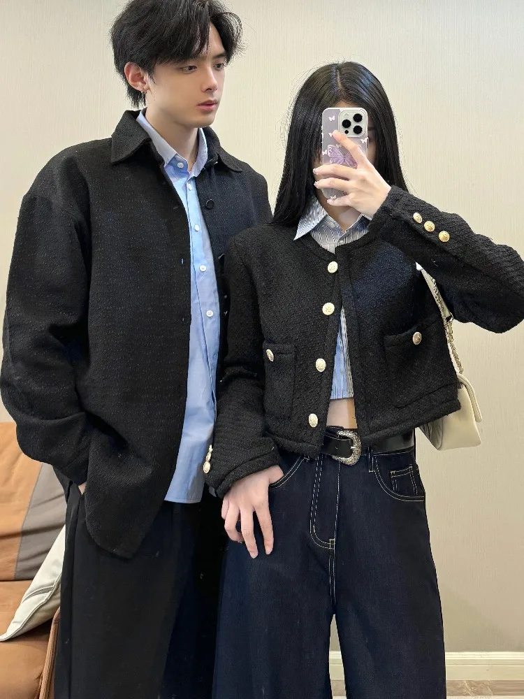 Пара образ осенне-зимний дизайн Sense 2024 новинка модного бренда Ins изящная женская