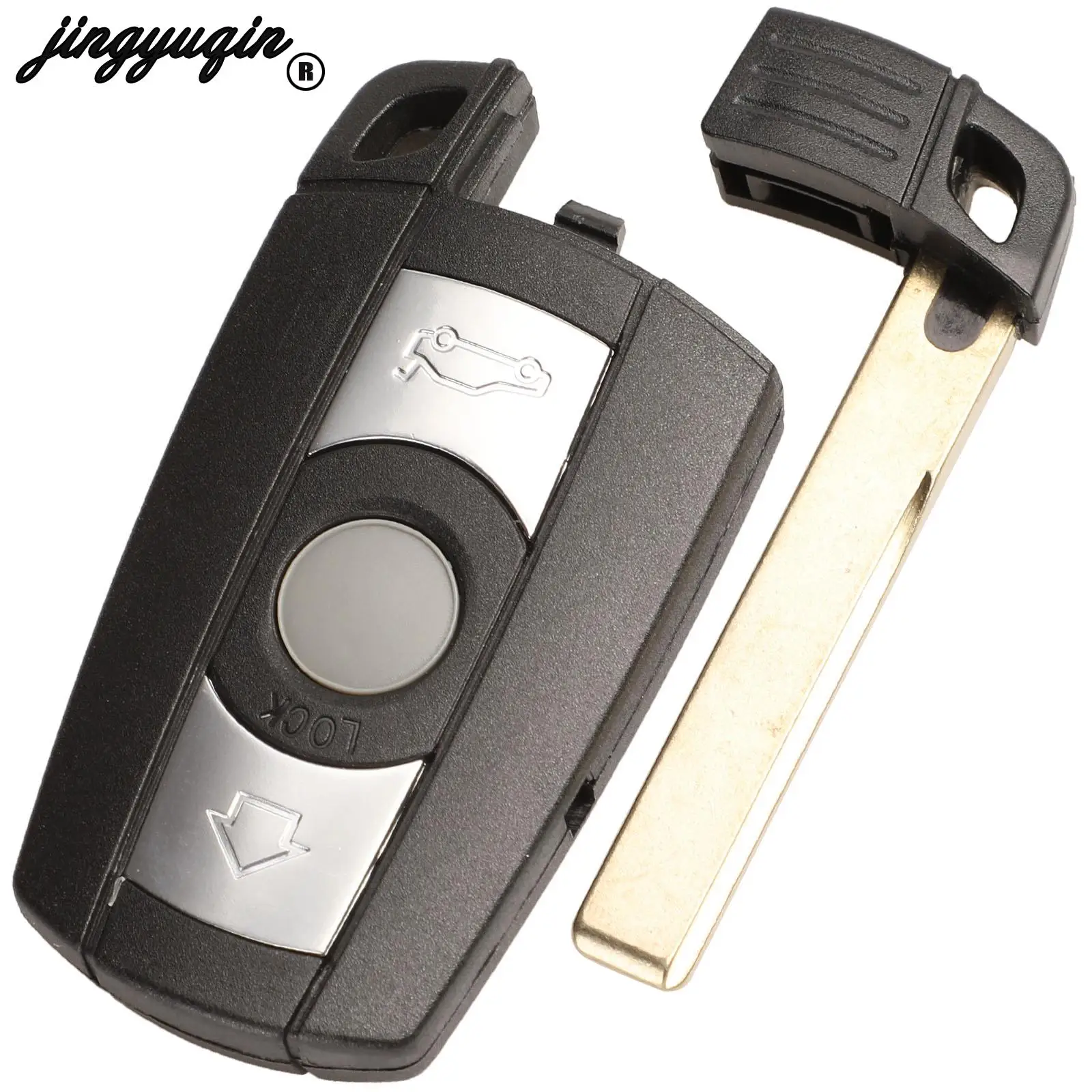 Интеллектуальный Дистанционный Ключ Jingyuqin Keyless-go Для Bmw Cas3 3/5 Series X5 2006-2011 С Чипом
