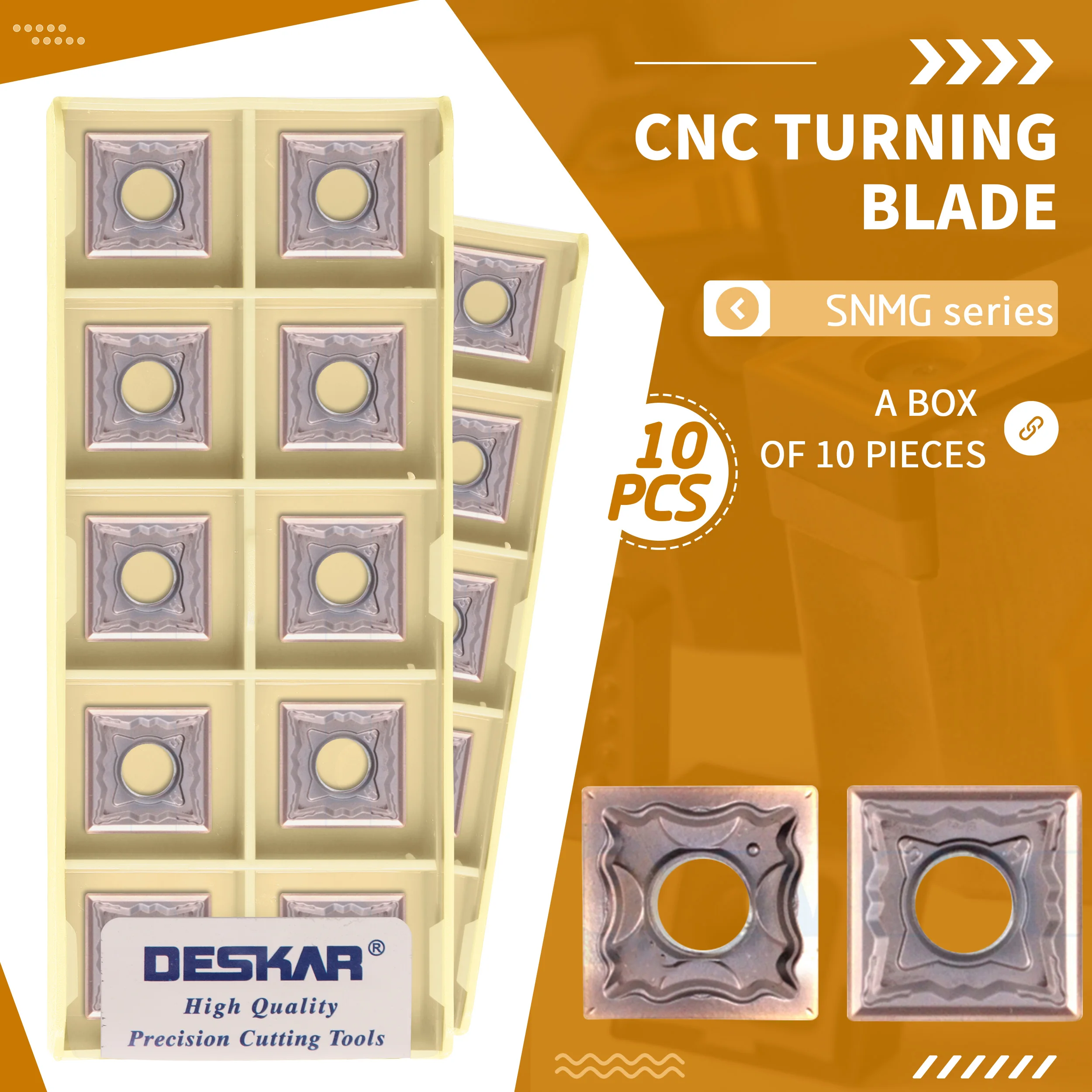 

SNMG120404 HA HS LF6018 Machine Machining Carbide blade CNC Lathe Tools Turning inserts Stainless Steel Wear Efficient Resistant