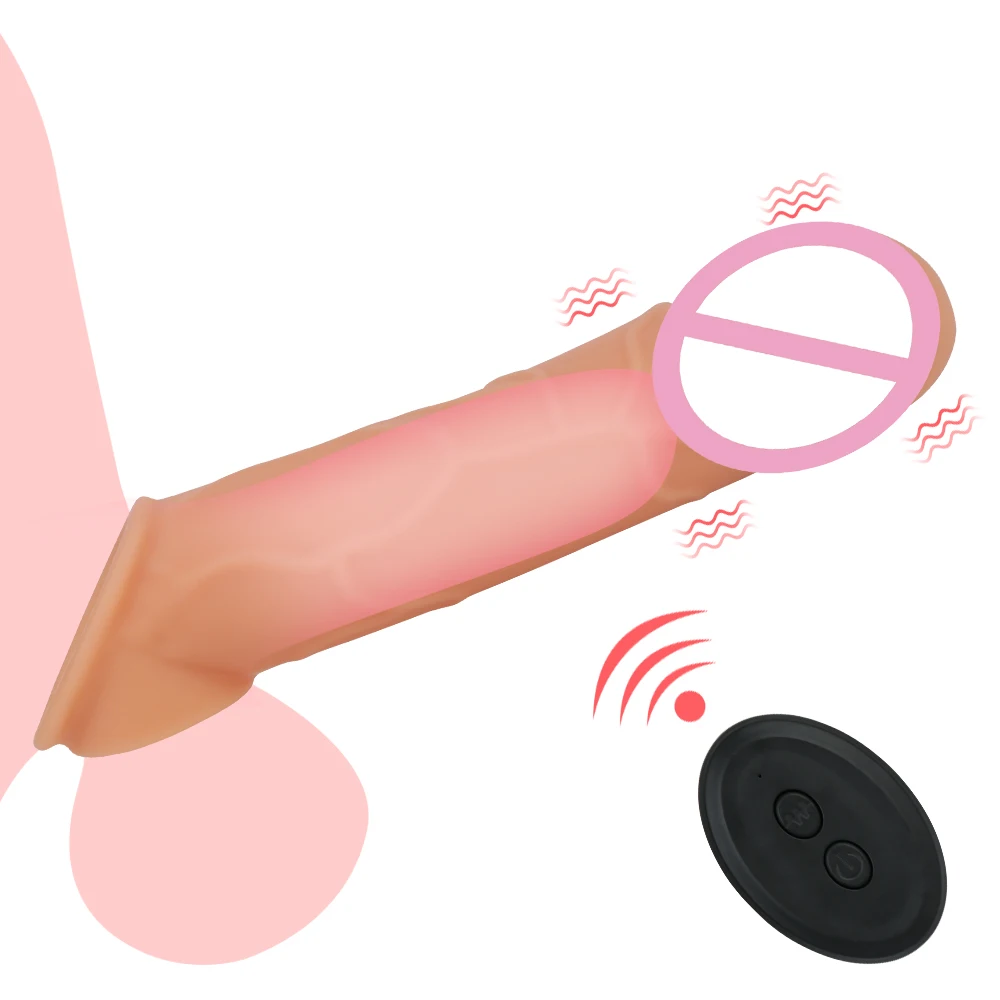 

Вибратор для пениса 10 Частотный силиконовый многоразовый презерватив g-точка с задержкой эякуляции секс-игрушки для мужчин пары расширитель рукав