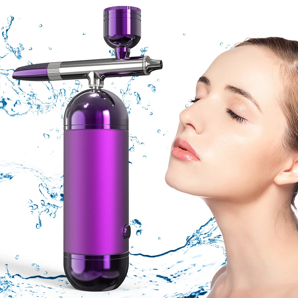 

Facial Airbrush Water Oxygen Injector Machine Compressor Nano Fog Mist Sprayer Makeup Infusion Apparatus Cake Nail Art Spray Gun